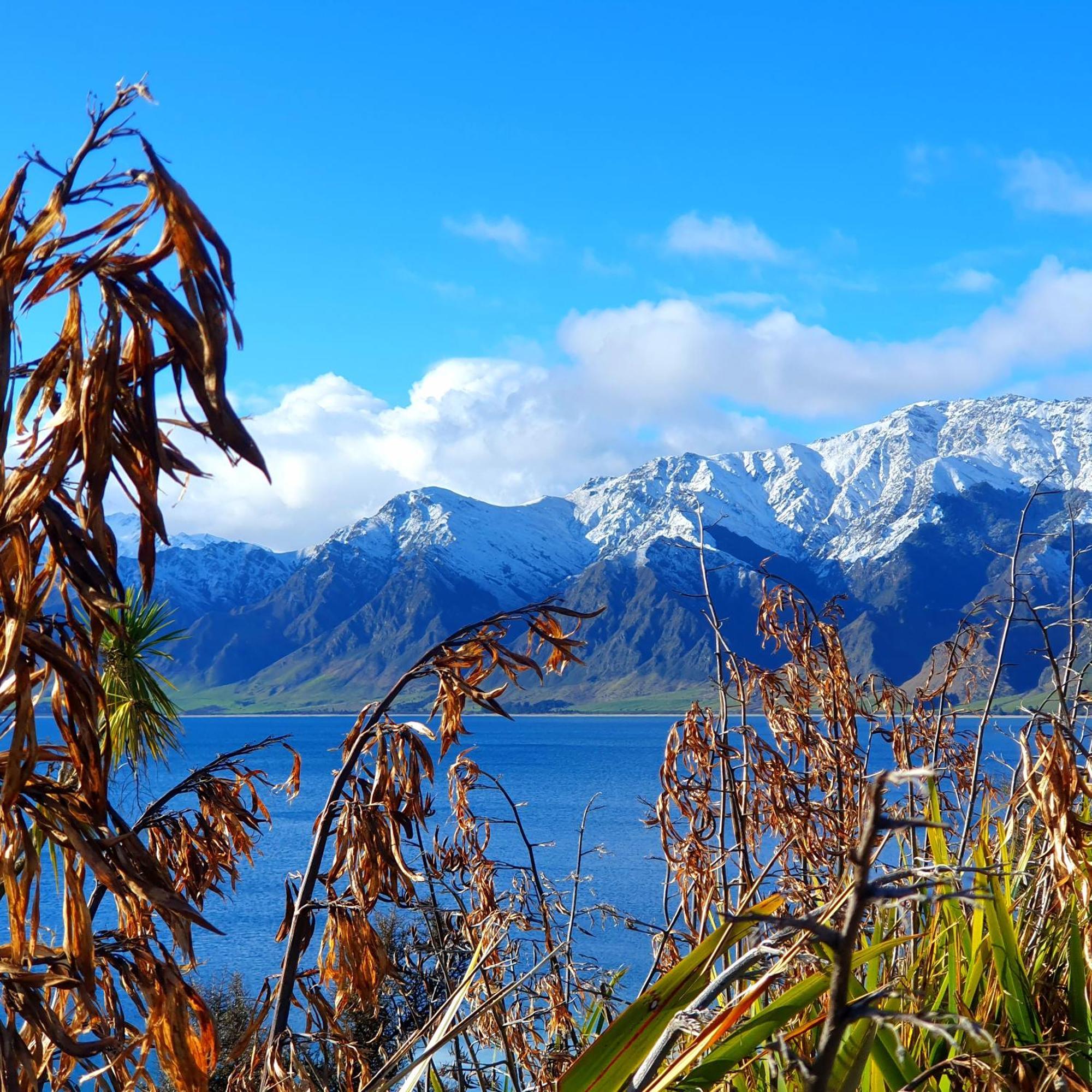 ワナカ Hawea Heaven: Superking Beds + Hot Tub + Mountainヴィラ エクステリア 写真